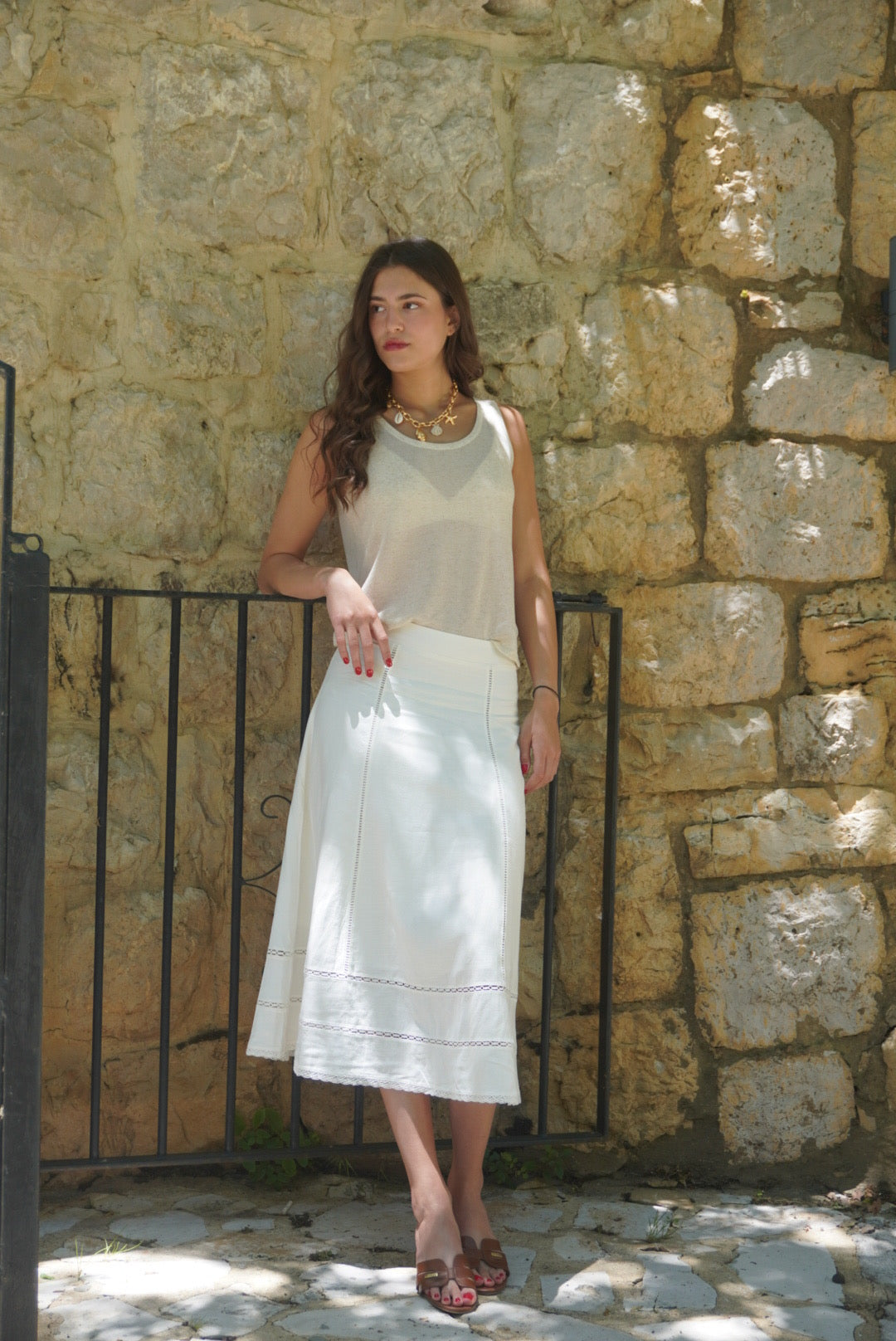 Basic Linen Blend Top