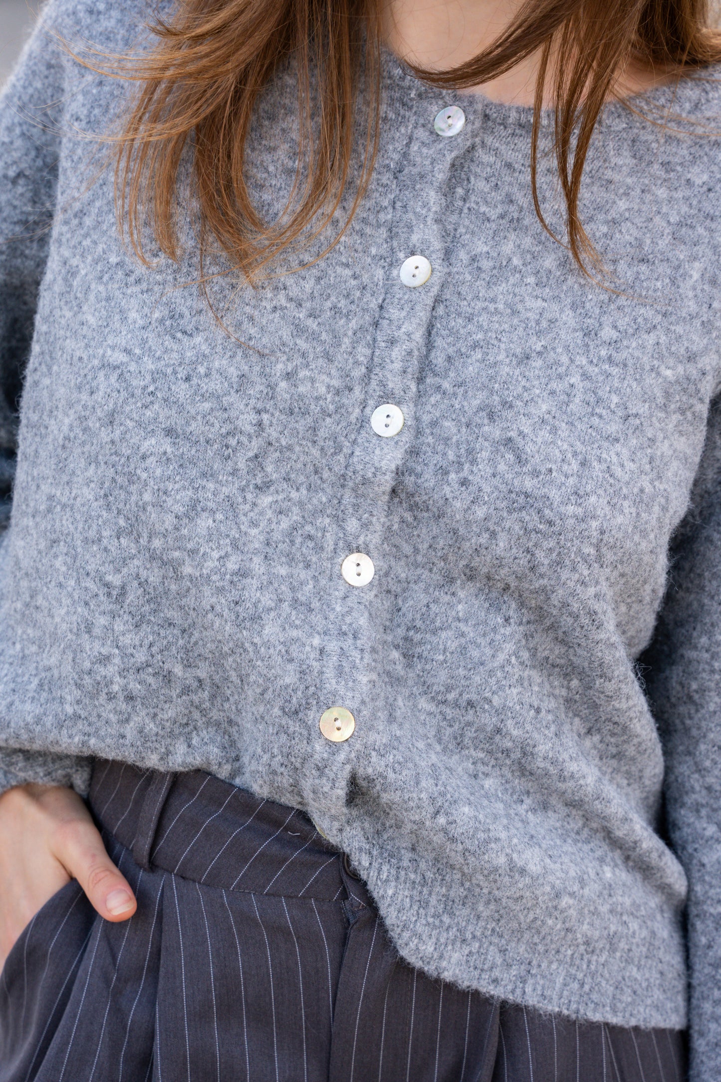 Wool Blend Cardigan