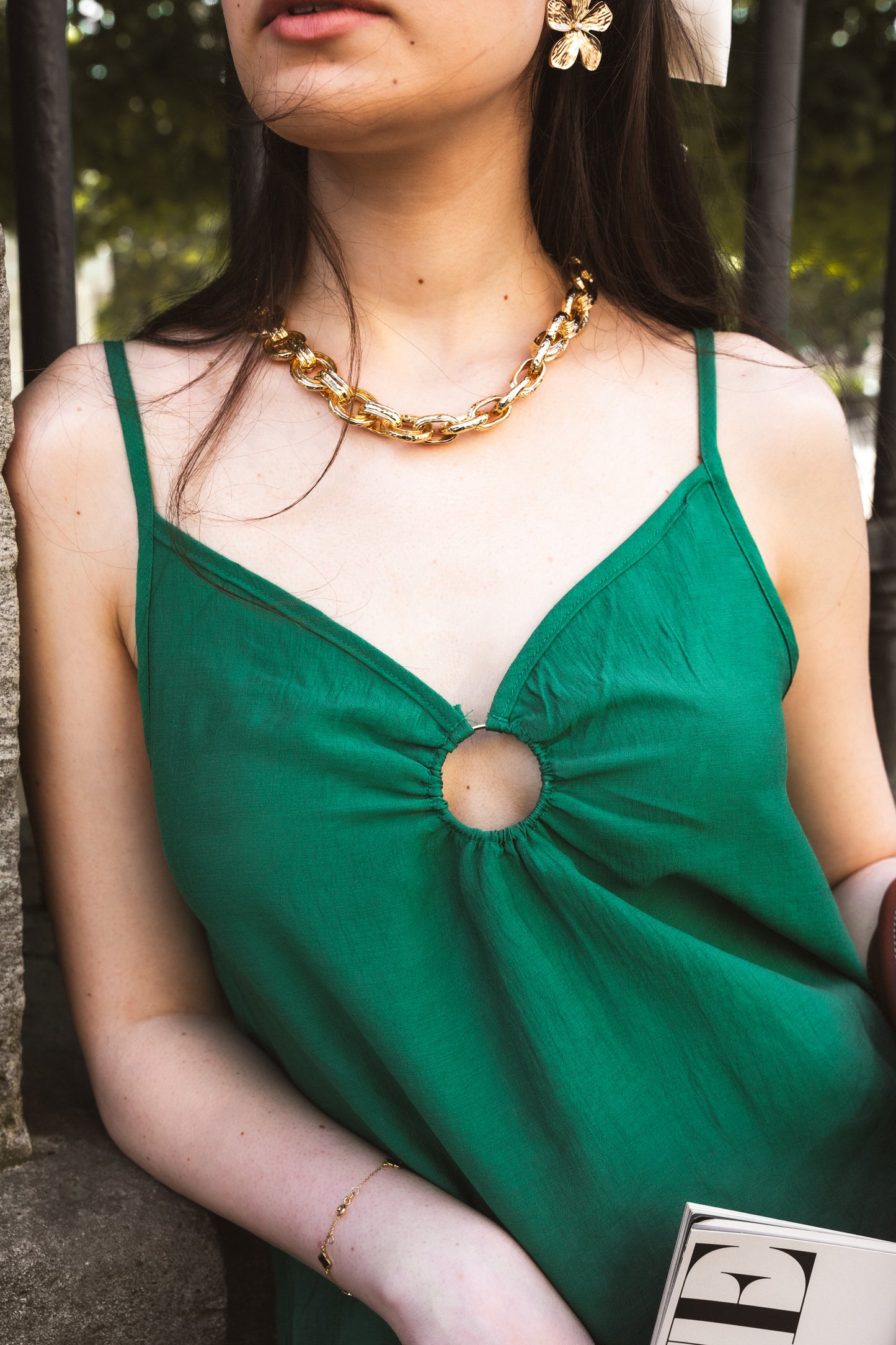 Long Summer Dress with a Slit