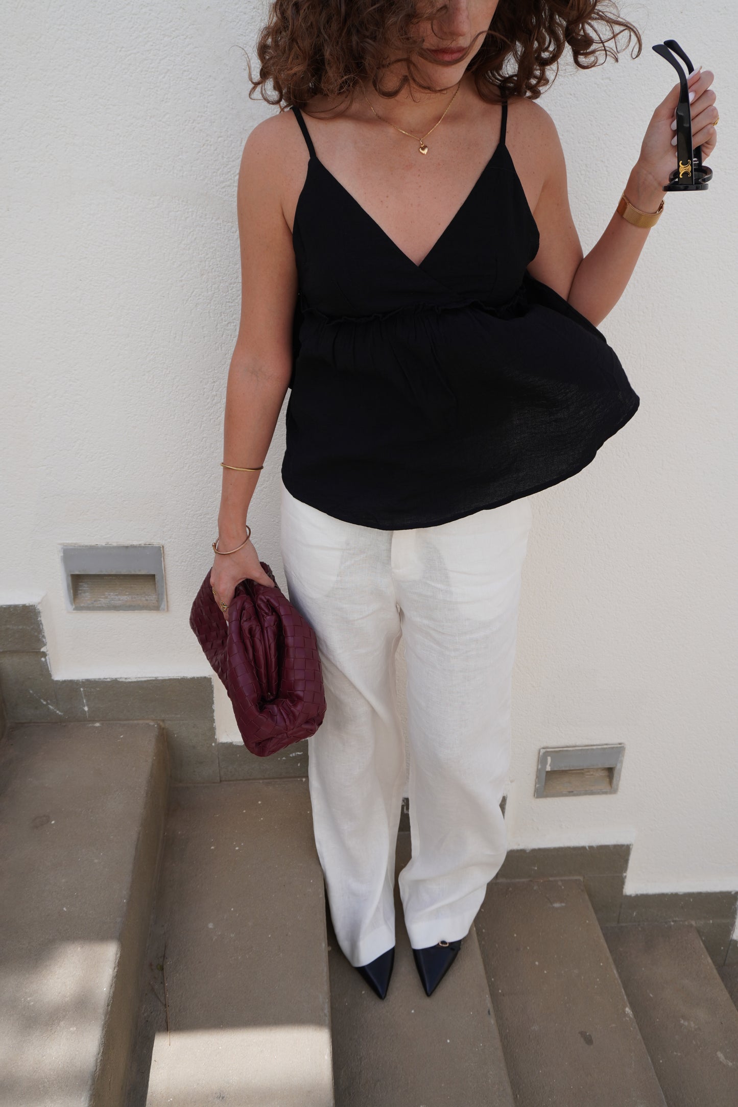 Strappy Top with Bows