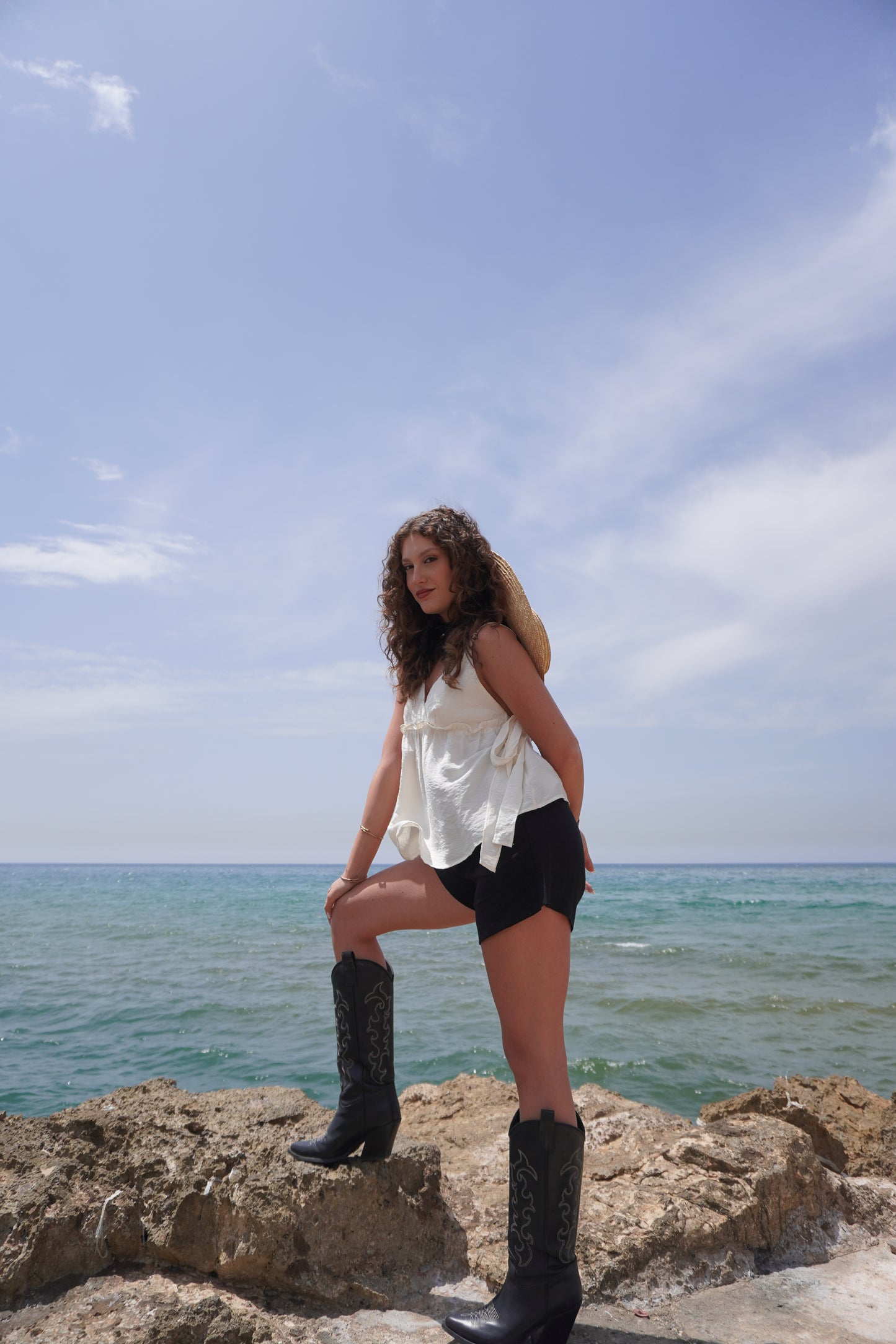 Strappy Top with Bows