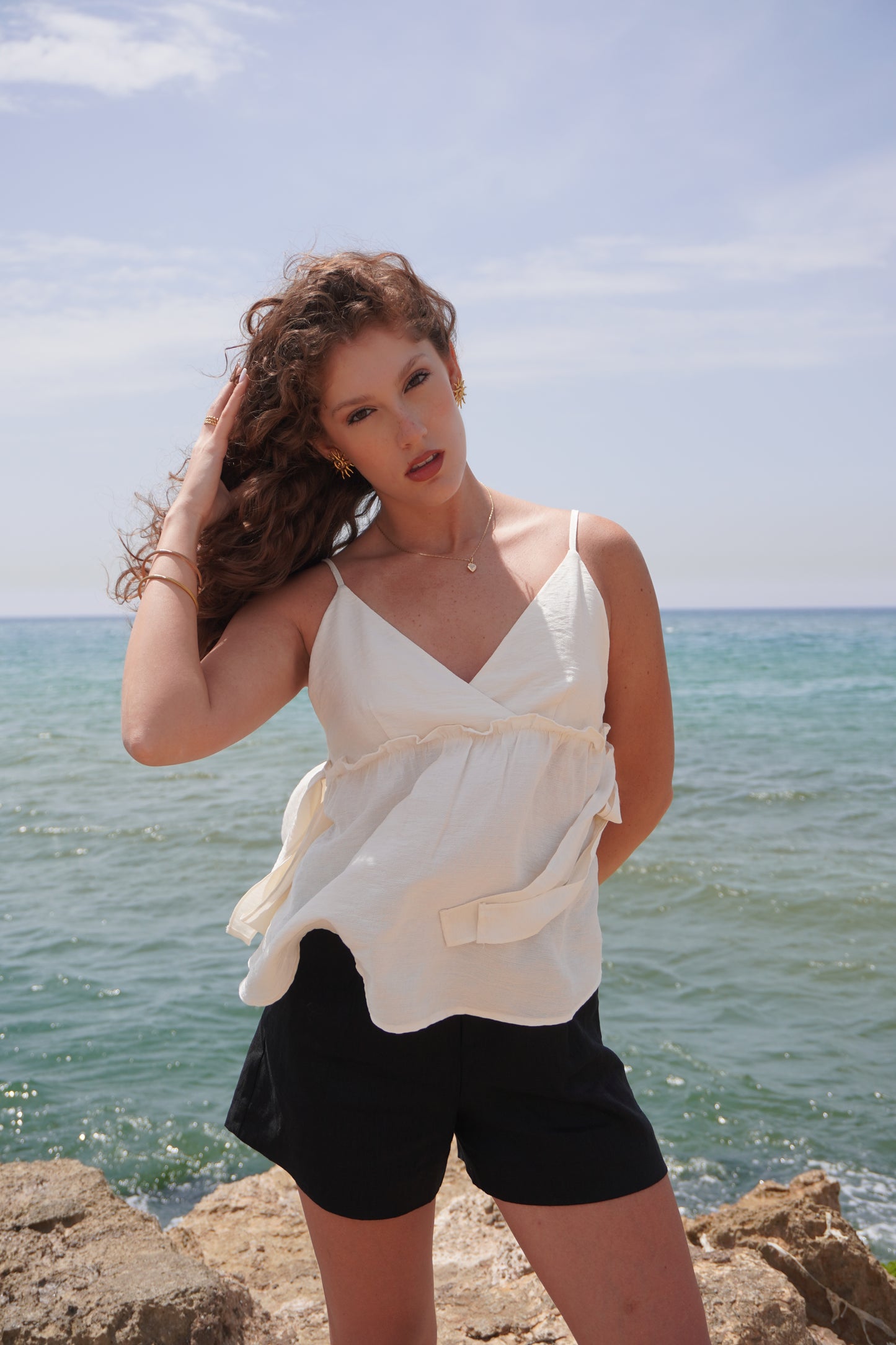 Strappy Top with Bows