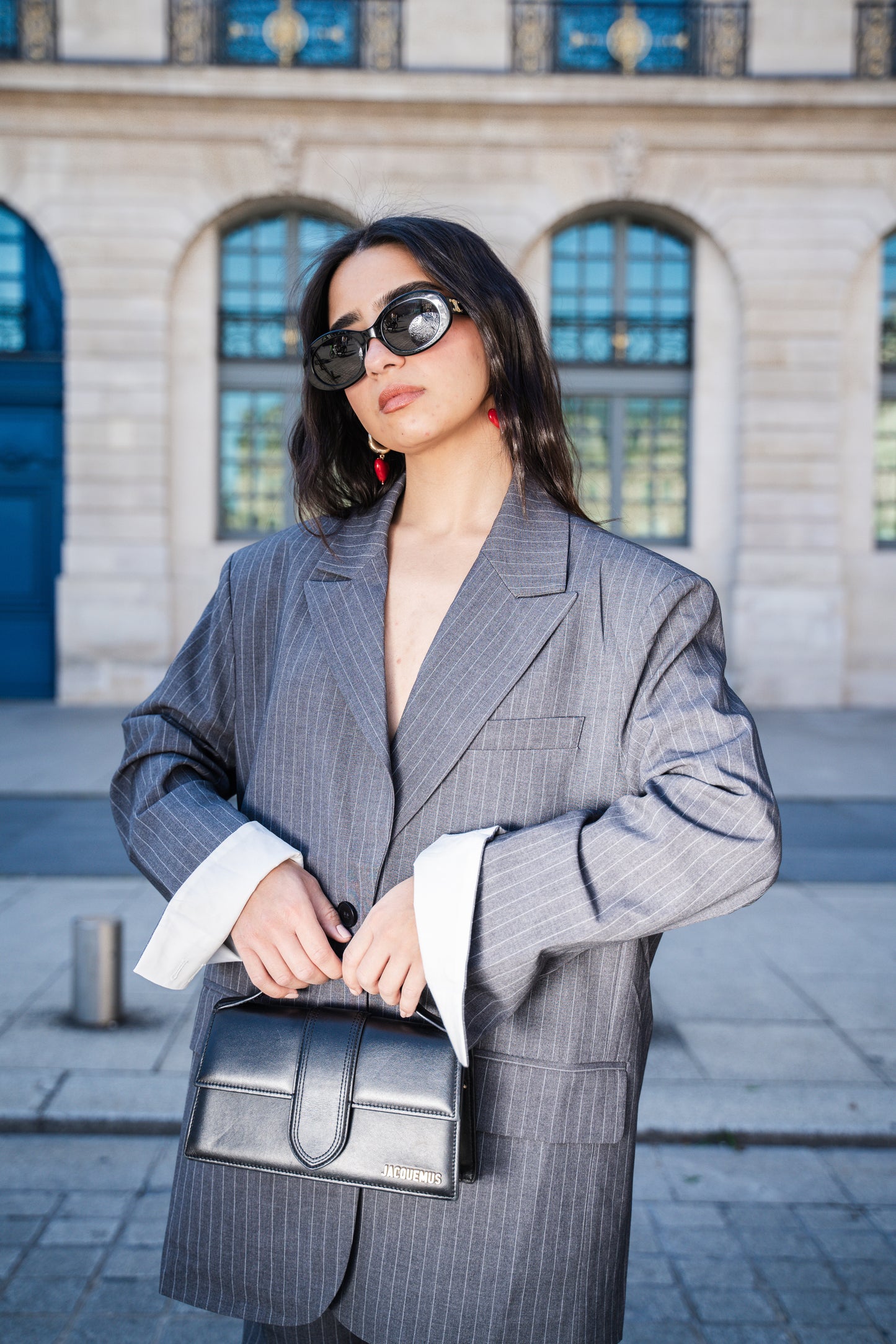 Oversized Pinstripes Blazer