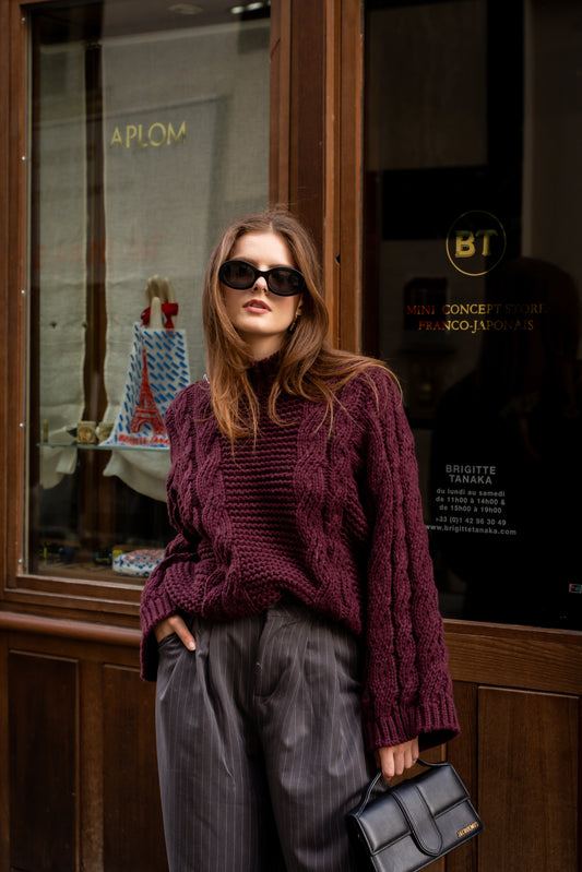 Chunky Cable Knit Sweater